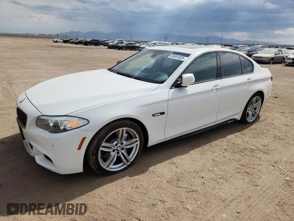 2013 BMW 5 Series 535i with VIN WBAFR7C51DC824901, listed as a Copart auction lot 65651525 with 112,940 mi miles and Clean title. Bid and sale history available at DreamBid. Image 1.