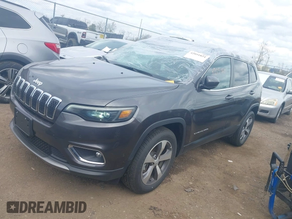 2021 Jeep Cherokee Limited with VIN 1C4PJMDX8MD212475, listed as a IAAI auction lot 42051824 with 31,905 mi miles and . Bid and sale history available at DreamBid. Image 17.