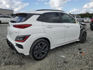 2023 Hyundai Kona N Line with VIN KM8K33A30PU982895, listed as a Copart auction lot 78129374 with 14,473 mi miles and Salvage Title. Bid and sale history available at carsss.com. Image 3.