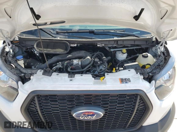 2023 Ford Transit Cargo with VIN 1FTBR2X88PKB38261, listed as a Copart auction lot 70617654 with 1,088 mi miles and Salvage Title. Bid and sale history available at DreamBid. Image 11.
