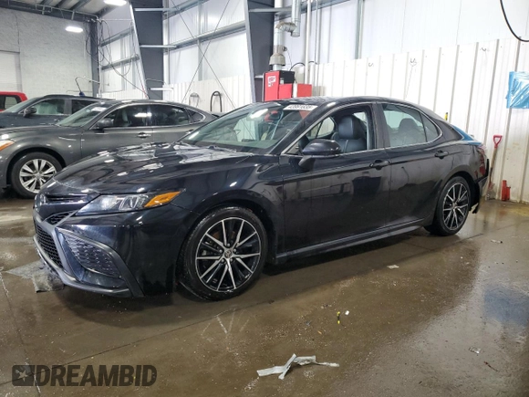 2021 Toyota Camry SE Nightshade with VIN 4T1G11AKXMU465459, listed as a Copart auction lot 43991835 with 0 mi miles and Non Repairable. Bid and sale history available at carsss.com. Image 1.