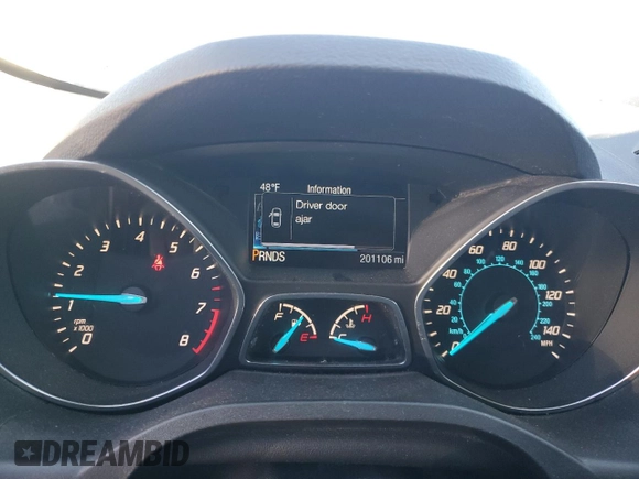 2014 Ford Escape SE with VIN 1FMCU9GX1EUB04372, listed as a Copart auction lot 49874705 with 201,106 mi miles and Salvage Title. Bid and sale history available at DreamBid. Image 9.