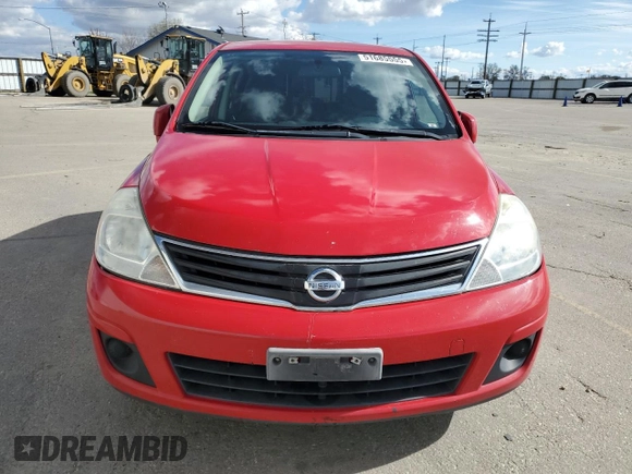 2010 Nissan Versa 1.8 SL with VIN 3N1BC1CP7AL447317, listed as a Copart auction lot 51685555 with 145,147 mi miles and Salvage Title. Bid and sale history available at carsss.com. Image 5.
