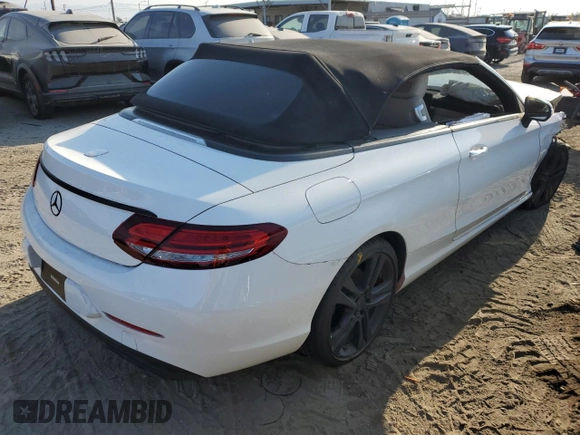 2021 Mercedes-Benz C 300 with VIN W1KWK8DBXMG066654, listed as a Copart auction lot 65975254 with Not Provided miles and Salvage Title. Bid and sale history available at DreamBid. Image 3.