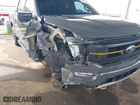 2021 Ford F-150 XL with VIN 1FTEW1E80MFD01797, listed as a IAAI auction lot 41666630 with 25,019 mi miles. Bid and sale history available at carsss.com. Image 6.