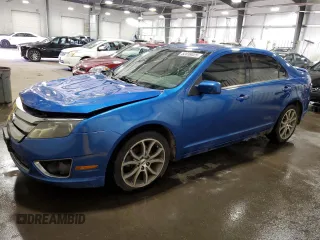 2012 Ford Fusion SE with VIN 3FAHP0HA3CR325781, listed as a Copart auction lot 52038025 with 134,349 mi miles and Salvage Title. Bid and sale history available at DreamBid. Image 1.