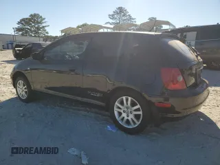 2002 Honda Civic Si with VIN SHHEP335X2U311044, listed as a Copart auction lot 75823094 with 216,126 mi miles and Salvage Title. Bid and sale history available at DreamBid. Image 2.