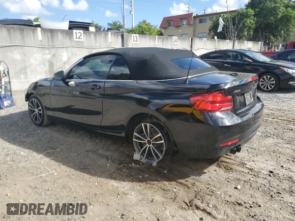 2019 BMW 2 Series 230i xDrive with VIN WBA2K1C53KVD42077, listed as a Copart auction lot 40792613 with 80,798 mi miles. Bid and sale history available at carsss.com. Image 2.