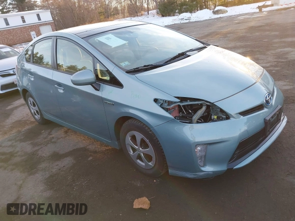 2015 Toyota Prius Four with VIN JTDKN3DU6F1881203, listed as a IAAI auction lot 41424011 with 142,693 mi miles. Bid and sale history available at carsss.com. Image 1.