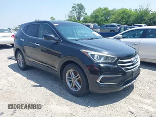 2018 Hyundai Santa Fe 2.4L with VIN 5XYZT3LB1JG545911, listed as a IAAI auction lot 42486227 with 152,596 mi miles and . Bid and sale history available at DreamBid. Image 1.