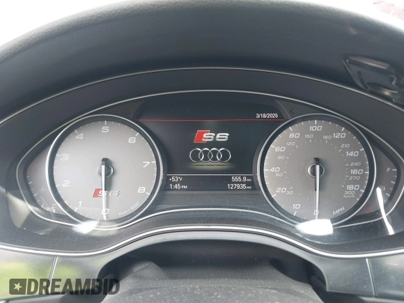 2013 Audi S6 Prestige with VIN WAUF2AFC6DN081829, listed as a IAAI auction lot 41785814 with 127,935 mi miles. Bid and sale history available at carsss.com. Image 7.