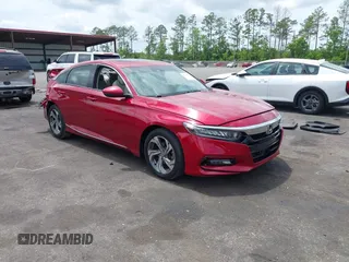 2018 Honda Accord EX-L z VIN 1HGCV1F59JA106158, wystawiony jako IAAI lot #42114911 z przebiegiem 68 906 mil mil oraz . Historia ofert i sprzedaży dostępna na DreamBid. Obrazek 1.