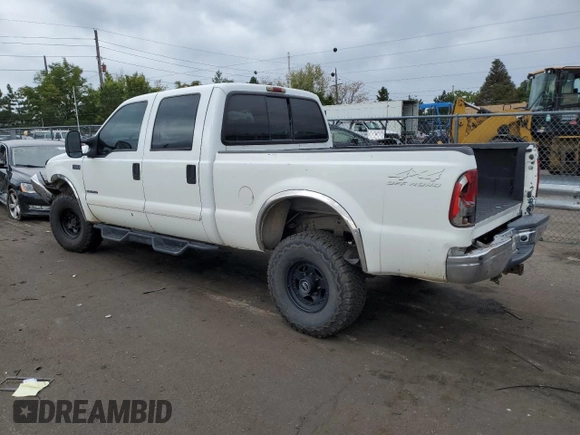 2002 Ford Super Duty F-250 XL with VIN 1FTNW21FX2EB12653, listed as a Copart auction lot 68732594 with 282,115 mi miles and Salvage Title. Bid and sale history available at carsss.com. Image 2.