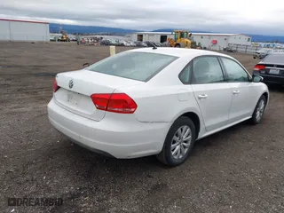 2012 Volkswagen Passat S w/Appearance with VIN 1VWAH7A37CC095106, listed as a IAAI auction lot 41812658 with 173,867 mi miles. Bid and sale history available at carsss.com. Image 4.