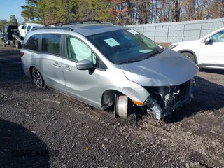 2025 Honda Odyssey EX-L with VIN 5FNRL6H64SB016104, listed as a IAAI auction lot 41456550 with 61 mi miles and . Bid and sale history available at DreamBid. Image 1.