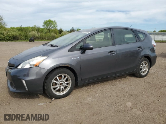 2012 Toyota Prius Two with VIN JTDZN3EU4C3076474, listed as a Copart auction lot 56713595 with 102,692 mi miles and Clean Title. Bid and sale history available at DreamBid. Image 1.
