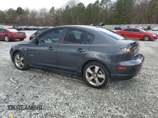2005 Mazda 3 s with VIN JM1BK323051292231, listed as a Copart auction lot 47745385 with 224,594 mi miles and Salvage Title. Bid and sale history available at carsss.com. Image 2.
