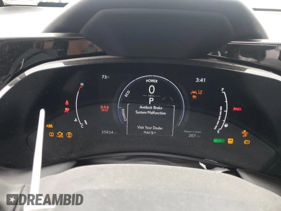 2022 Lexus NX with VIN 2T2GKCEZ4NC008144, listed as a Copart auction lot 53553595 with 35,834 mi miles and Salvage Title. Bid and sale history available at carsss.com. Image 9.