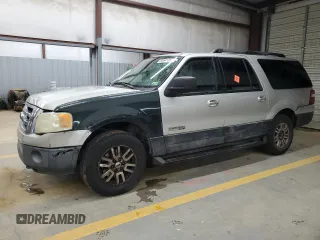 2007 Ford Expedition EL SSV with VIN 1FMFK16547LA04697, listed as a Copart auction lot 80841354 with 0 mi miles and Clean Title. Bid and sale history available at carsss.com. Image 1.