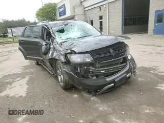 2017 Dodge Journey Crossroad Plus with VIN 3C4PDCGB1HT677410, listed as a Copart auction lot 53134325 with 204,531 mi miles and Salvage title. Bid and sale history available at DreamBid. Image 12.
