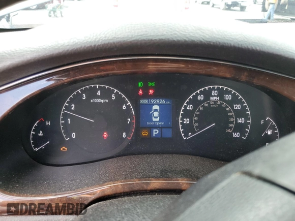 2011 Hyundai Genesis with VIN KMHGC4DE3BU131675, listed as a Copart auction lot 54255134 with 192,926 mi miles and Salvage Title. Bid and sale history available at carsss.com. Image 9.