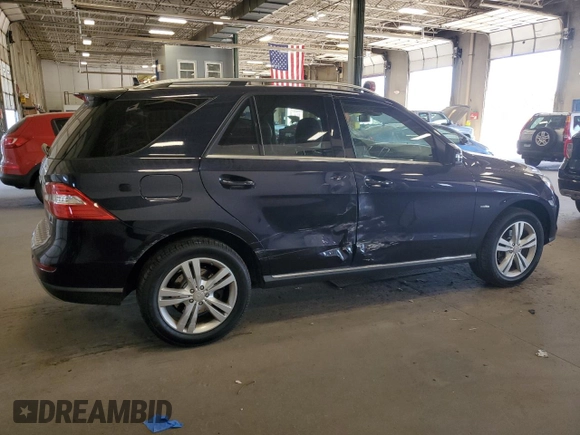 2012 Mercedes-Benz M 350 with VIN 4JGDA5HB4CA022711, listed as a Copart auction lot 56495635 with 99,461 mi miles and Salvage title. Bid and sale history available at DreamBid. Image 3.