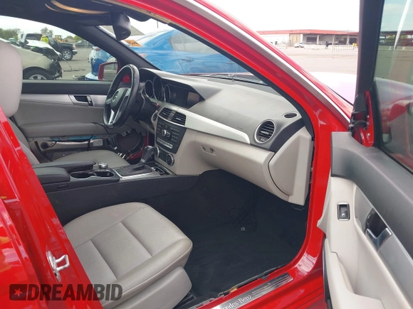 2013 Mercedes-Benz C-Class C 250 Sport with VIN WDDGF4HB0DA807120, listed as a IAAI auction lot 42041982 with 132,810 mi miles. Bid and sale history available at carsss.com. Image 5.