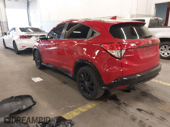 2022 Honda HR-V Sport with VIN 3CZRU6H13NM741124, listed as a IAAI auction lot 41025384 with 39,854 mi miles. Bid and sale history available at carsss.com. Image 3.