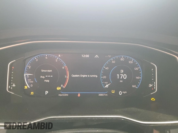 2021 Volkswagen Jetta SEL with VIN 3VWE57BU5MM001791, listed as a Copart auction lot 55122035 with 38,807 mi miles and Salvage title. Bid and sale history available at DreamBid. Image 9.