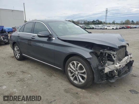 2016 Mercedes-Benz C 300 Luxury with VIN 55SWF4KB3GU099132, listed as a Copart auction lot 51947025 with 95,419 mi miles and Salvage Title. Bid and sale history available at carsss.com. Image 4.