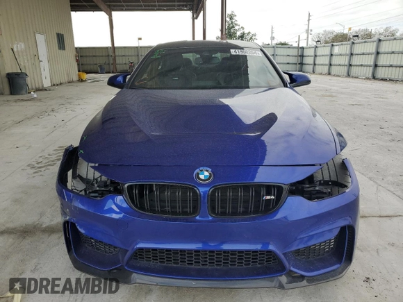 2019 BMW M4 CS with VIN WBS3S7C56KAC09341, listed as a Copart auction lot 41950264 with 35,937 mi miles. Bid and sale history available at carsss.com. Image 5.