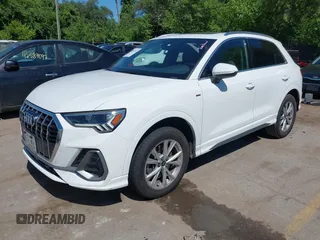 2023 Audi Q3 S line Premium with VIN WA1DECF34P1096834, listed as a IAAI auction lot 42644123 with 62,360 mi miles and . Bid and sale history available at DreamBid. Image 18.