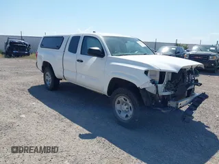 2023 Toyota Tacoma SR with VIN 3TYSX5EN0PT018189, listed as a IAAI auction lot 42291356 with 46,171 mi miles and . Bid and sale history available at DreamBid. Image 1.