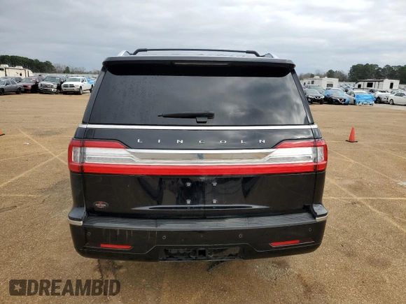 2020 Lincoln Navigator Reserve with VIN 5LMJJ2LTXLEL13589, listed as a Copart auction lot 43789325 with Not provided miles and Salvage title. Bid and sale history available at DreamBid. Image 6.