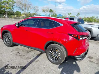 2025 Lexus NX with VIN 2T2ADCAZ8SC018984, listed as a IAAI auction lot 41641184 with 14,489 mi miles. Bid and sale history available at carsss.com. Image 3.