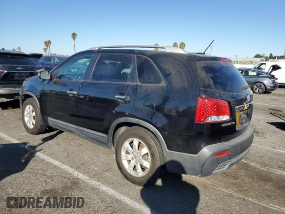2012 Kia Sorento LX with VIN 5XYKT4A22CG281174, listed as a Copart auction lot 88546905 with Not Provided miles and Clean Title. Bid and sale history available at carsss.com. Image 2.