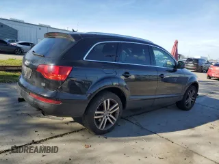 2009 Audi Q7 Premium Plus with VIN WA1AY74L89D001925, listed as a Copart auction lot 87180524 with 138,984 mi miles and Salvage title. Bid and sale history available at DreamBid. Image 3.