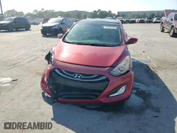 2013 Hyundai Elantra GT with VIN KMHD35LE7DU135564, listed as a Copart auction lot 75720144 with 99,742 mi miles and Salvage Title. Bid and sale history available at carsss.com. Image 14.