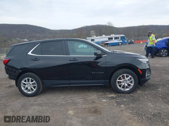 2023 Chevrolet Equinox LT with VIN 3GNAXUEG9PL268580, listed as a IAAI auction lot 42062217 with 30,306 mi miles and . Bid and sale history available at DreamBid. Image 14.