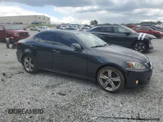 2011 Lexus IS 250 with VIN JTHBF5C22B5144946, listed as a Copart auction lot 52593265 with 97,088 mi miles and Salvage title. Bid and sale history available at DreamBid. Image 4.