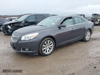 2013 Chevrolet Malibu LTZ with VIN 1G11H5SA4DF284325, listed as a IAAI auction lot 41719231 with 168,300 mi miles. Bid and sale history available at carsss.com. Image 2.