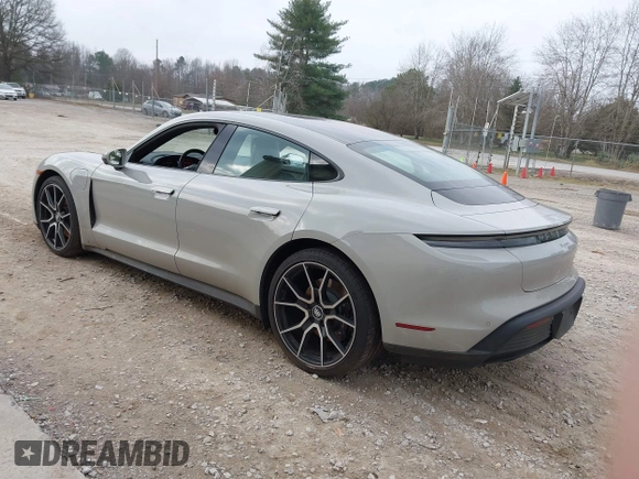 2024 Porsche Taycan with VIN WP0AA2Y11RSA12415, listed as a IAAI auction lot 41511772 with 12,066 mi miles and . Bid and sale history available at DreamBid. Image 3.