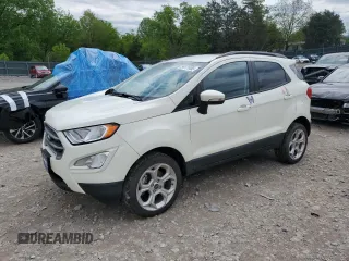 2021 Ford EcoSport SE с VIN MAJ6S3GL6MC409846, выставлен на аукционе Copart как лот 54111455 с пробегом 61 691 миль миль и Списание • Salvage title. История ставок и продаж доступна на DreamBid. Изображение 1.