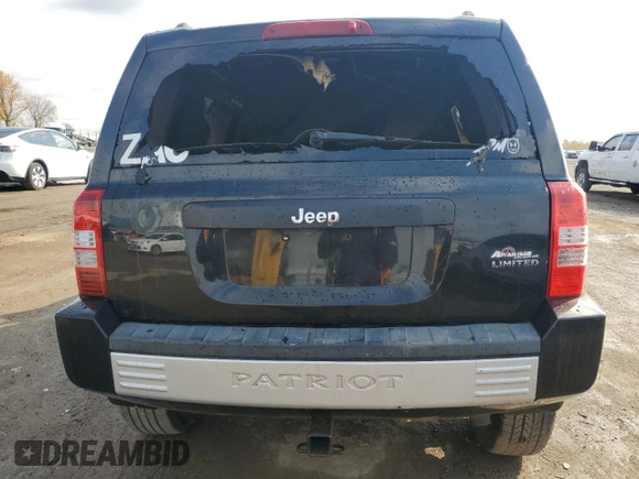 2009 Jeep Patriot Limited with VIN 1J4FT48B19D222173, listed as a Copart auction lot 77677224 with Not provided miles and Salvage title. Bid and sale history available at DreamBid. Image 6.