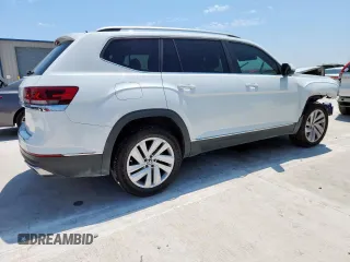 2021 Volkswagen Atlas SEL with VIN 1V2ER2CA5MC523416, listed as a Copart auction lot 59365685 with 80,297 mi miles and Salvage title. Bid and sale history available at DreamBid. Image 3.
