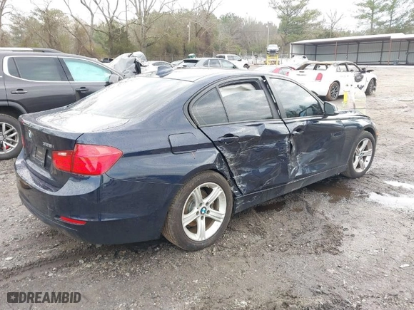 2013 BMW 3 Series 328i with VIN WBA3C1G54DNR47897, listed as a IAAI auction lot 41290700 with NaN miles. Bid and sale history available at carsss.com. Image 4.