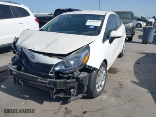 2015 Kia Rio LX with VIN KNADM4A34F6501921, listed as a IAAI auction lot 41858107 with 117,126 mi miles. Bid and sale history available at carsss.com. Image 18.