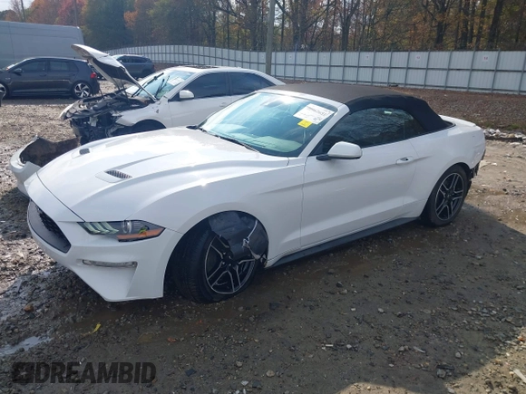 2021 Ford Mustang EcoBoost with VIN 1FATP8UH1M5105152, listed as a IAAI auction lot 40967651 with 81,514 mi miles and . Bid and sale history available at DreamBid. Image 2.