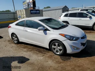2013 Hyundai Elantra Coupe GS PZEV with VIN KMHDH6AE9DU009992, listed as a Copart auction lot 72083804 with 144,686 mi miles and Salvage Title. Bid and sale history available at carsss.com. Image 4.