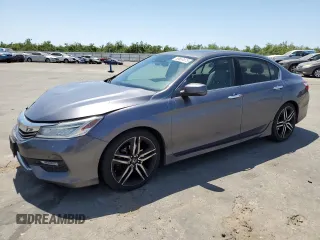 2016 Honda Accord Touring with VIN 1HGCR3F95GA005260, listed as a Copart auction lot 59667075 with 177,785 mi miles and Salvage title. Bid and sale history available at DreamBid. Image 1.